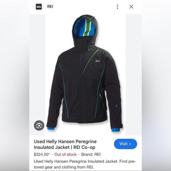 Helly Hansen Peregrine Insulated Ski Jacket w/ RECCO - Picture 4 of 13